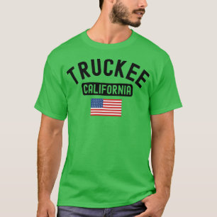 Truckee California USA flagga Vintage Cali Bear Ta T Shirt