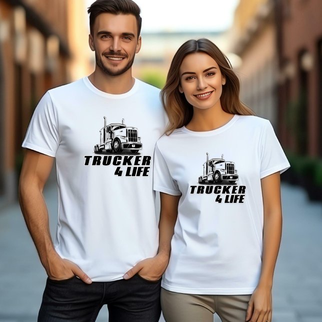 Trucker 4 Life Unisex T Shirt (Skapare uppladdad)