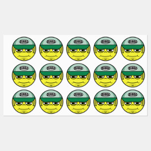 Trucker Ansikte Emoji Klistermärke