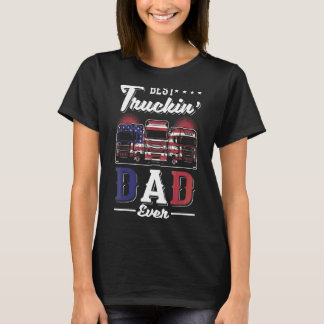 Trucker Best Trucking Pappa någonsin 1 T Shirt