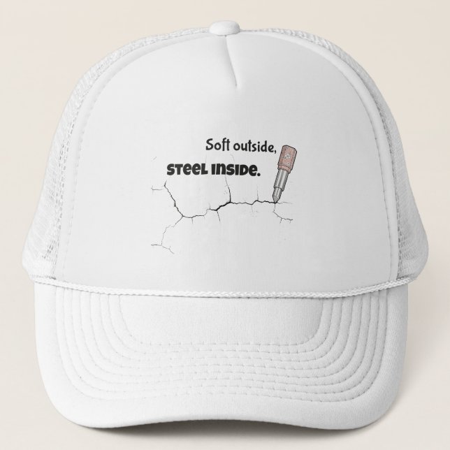 Trucker Cap | Inspirational Women Strength Hat Keps (Framsida)
