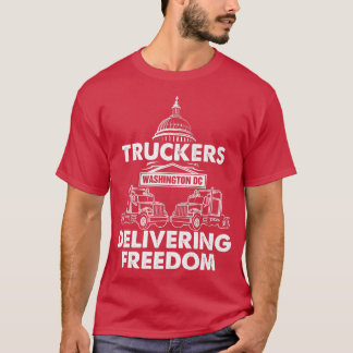 Trucker Convoy 2022 Lastbil Driver Freedom Convoy  T Shirt