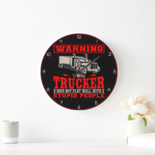 Trucker: fungerar inte bra med stupid stor klocka