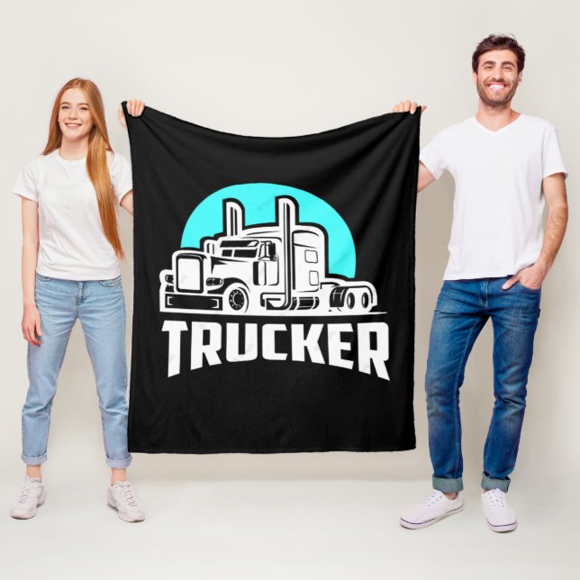 Trucker Gift Blanket Fleecefilt (På plats)