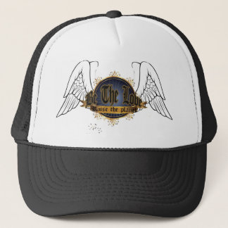 TRUCKER-HAT BE THE LOVE BLK TRUCKERKEPS
