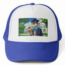 Trucker Hat- Funny Graduation Quote.