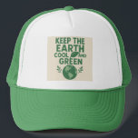 Trucker Hat Keps<br><div class="desc">Stay cool and show your love for the planet with this eco-inspired trucker hat. Featuring the “Keep the Earth Cool and Green” design, it’s perfect for everyday wear or outdoor adventures. Lightweight, breathable, and stylish — a great way to spread environmental awareness wherever you go!</div>