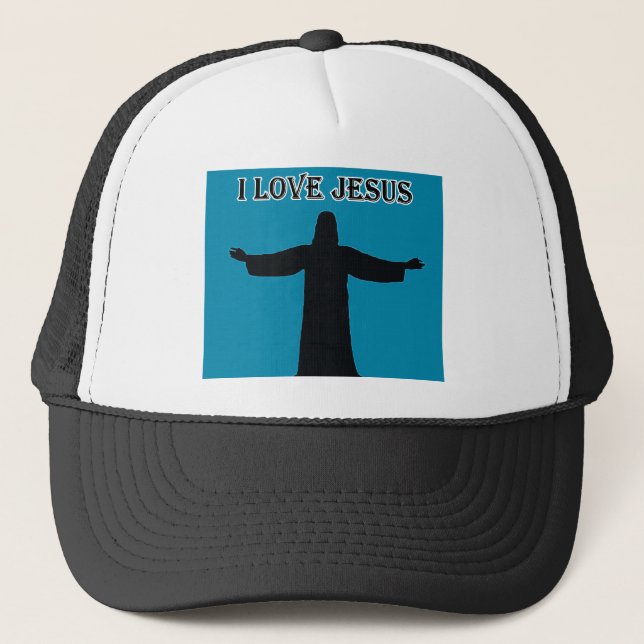 Trucker Hatt jag älskar jesus Keps (Framsida)