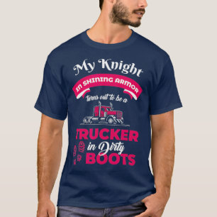 Trucker Knight i Shining Armor Trucking Lastbilar T Shirt
