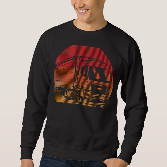 Trucker Lång Ärmad Tröja (Framsida)