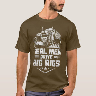 Trucker Lastbil Driver Vintage Real Manar Drive Bi T Shirt