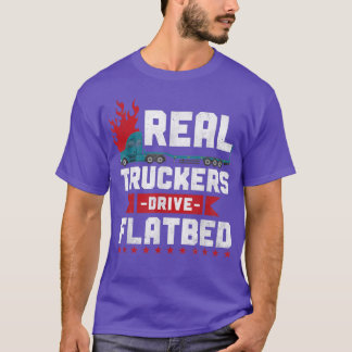 Trucker Lastbil Driver Vintage Real Truckers Drive T Shirt