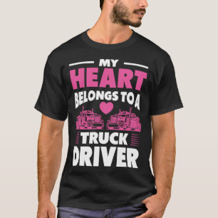 Trucker Maka mina Tillhör till en Lastbil-drivruti T Shirt