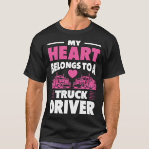 Trucker Maka mina Tillhör till en Lastbil-drivruti T Shirt