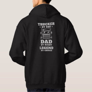 Trucker och Pappa - Hero på väg och hem Hoodie