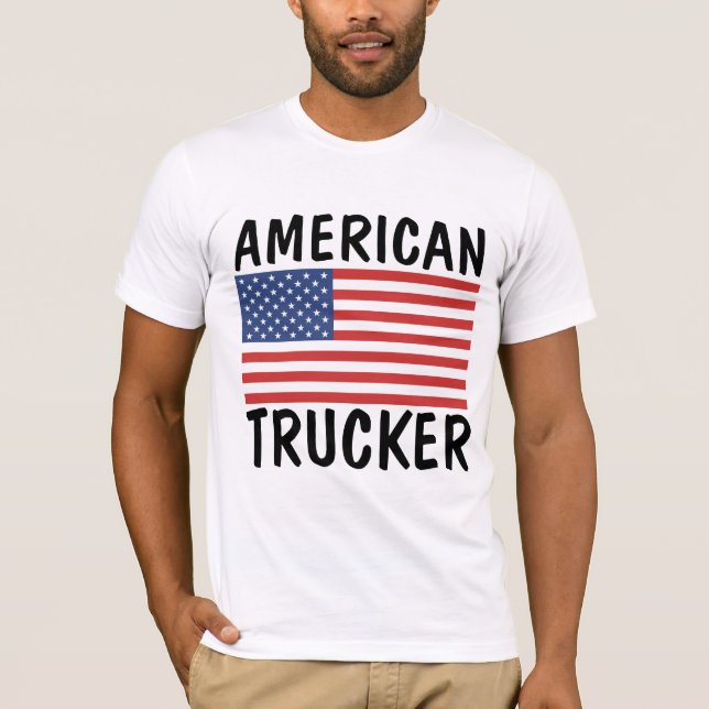 TRUCKER PATRIOTIC T-SHIRTS (Framsida)