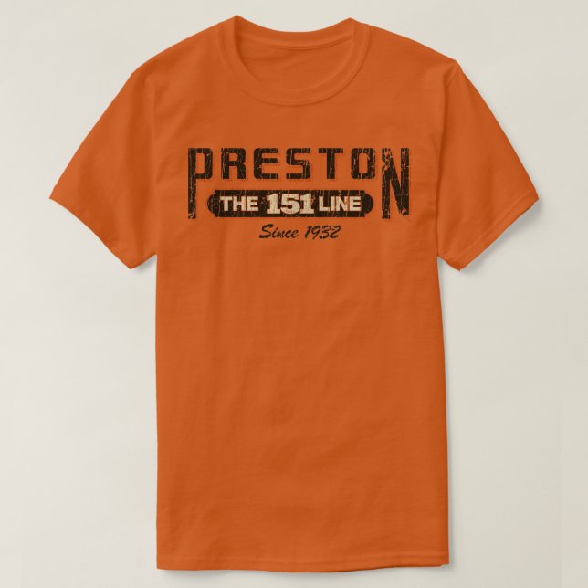 Trucker Preston Trucking Co  T Shirt (Design framsida)