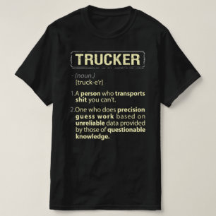 Trucker Real American Definition T Shirt