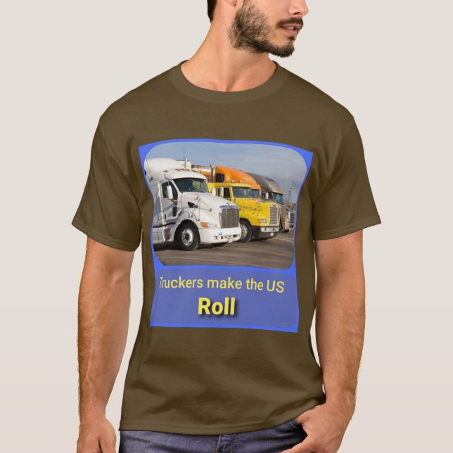 Trucker T Shirt (Framsida)