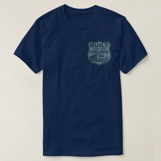 Trucker T-Shirt, Long Haul Driver, OTR T Shirt (Design framsida)