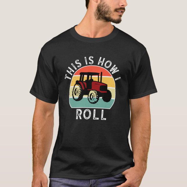 Trucker Truckin Big Rig Diesel Mechanic Hur jag ru T Shirt (Framsida)