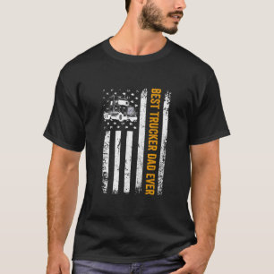 [Trucker] Vintage USA Best Trucker Pappa någonsin  T Shirt