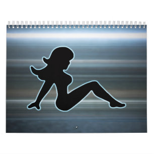 Truckerflicka på Metall Kalender