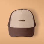 Truckerkeps<br><div class="desc">Taurus (antikens grekiska: Τ α ῦ ρ ς, romanized: Taûros, Latin for "tjur") är det andra astrologiska tecknet i den moderna djurparken. Det sträcker sig från 30° till 60° från zodiaket. Detta är ett tecken på tillhör till jorden inslag eller tre, samt en fast modalitet, kvalitet eller fyrkantighet. Det är...</div>