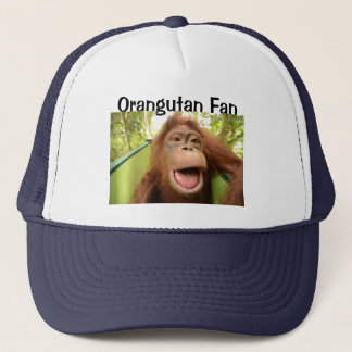 Truckerkeps av leende Orangutan