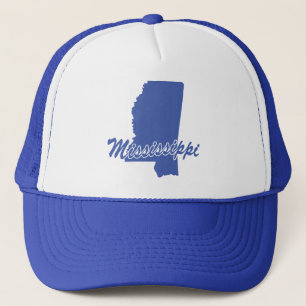 Truckerkeps av Mississippi-form