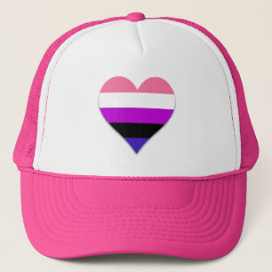 Truckerkeps av pride från bröstkorgen
