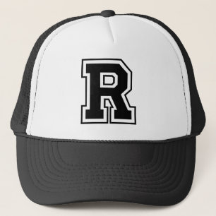 Truckerkeps för brev "R"