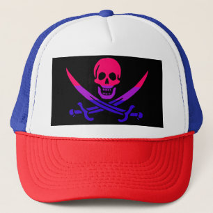 TRUCKERKEPS för Jolly Roger Pride Flagga för BI-