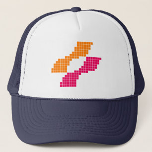 Truckerkeps för Konami PIXELlogotyp