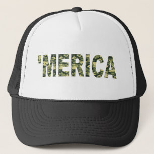 'Truckerkeps för MERICA Camo Truckerkeps
