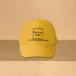 Truckerkeps för Namn och Logotyp Gult<br><div class="desc">Truckerkeps som du kan anpassa för att sätta ditt företag i namn. Du kan ge ge det som en gåva till dina kunder. Du kan också inkludera den i ditt material från marknadsföring för att marknadsföra ditt företag eller i dina marknadsföringsprodukter för att marknadsföra ditt varumärke namn. Truckerkeps med ditt...</div>