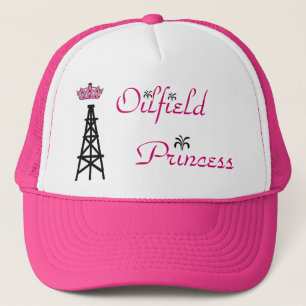 Truckerkeps för OilfieldPrincessrosor
