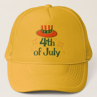 Truckerkeps Independence day i en enad stat