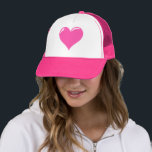 Truckerkeps med Rosa Heart - Kärlek<br><div class="desc">Rosa Heart - Kärlek</div>