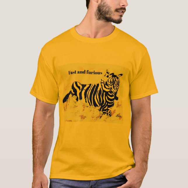 Truckerkeps: Snabb och rasande T Shirt (Framsida)