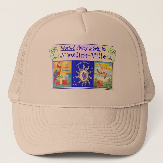 truckerkepsallan'awlins truckerkeps (Framsida)