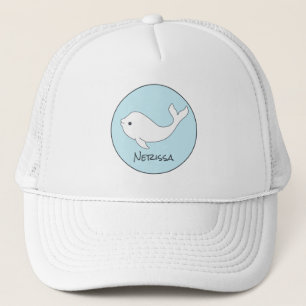 Truckerkepsen Beluga Whale Namn Keps