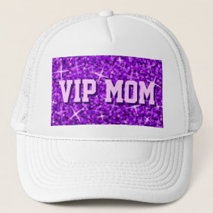 Truckerkepsen Glitz Lila VIP MAMMA Truckerkeps