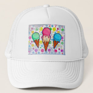 Truckerkepsen Ice Cream Cones Keps