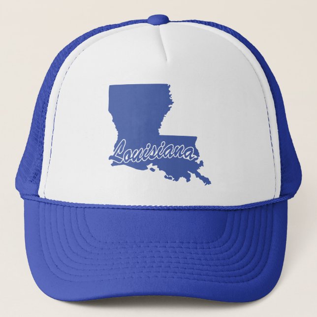 Truckerkepsen Louisiana Shape Keps (Framsida)