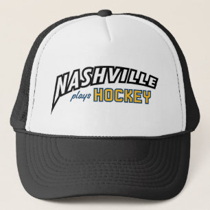 Truckerkepsen Nashville Plays Hockey Black Trim Truckerkeps