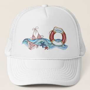 Truckerkepsen Nautical Baseball Cap Keps