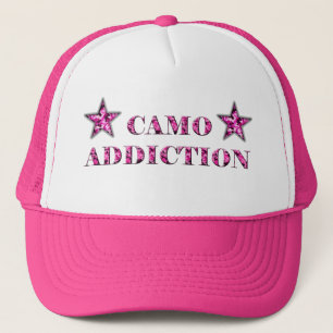 Truckerkepsen rosa Camo Addence Keps