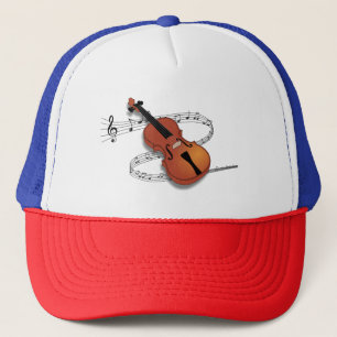 Truckerkepsen Violin och musik noter Keps