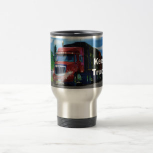 Truckers Big Rig Cargo Lastbil Coffee Mugg